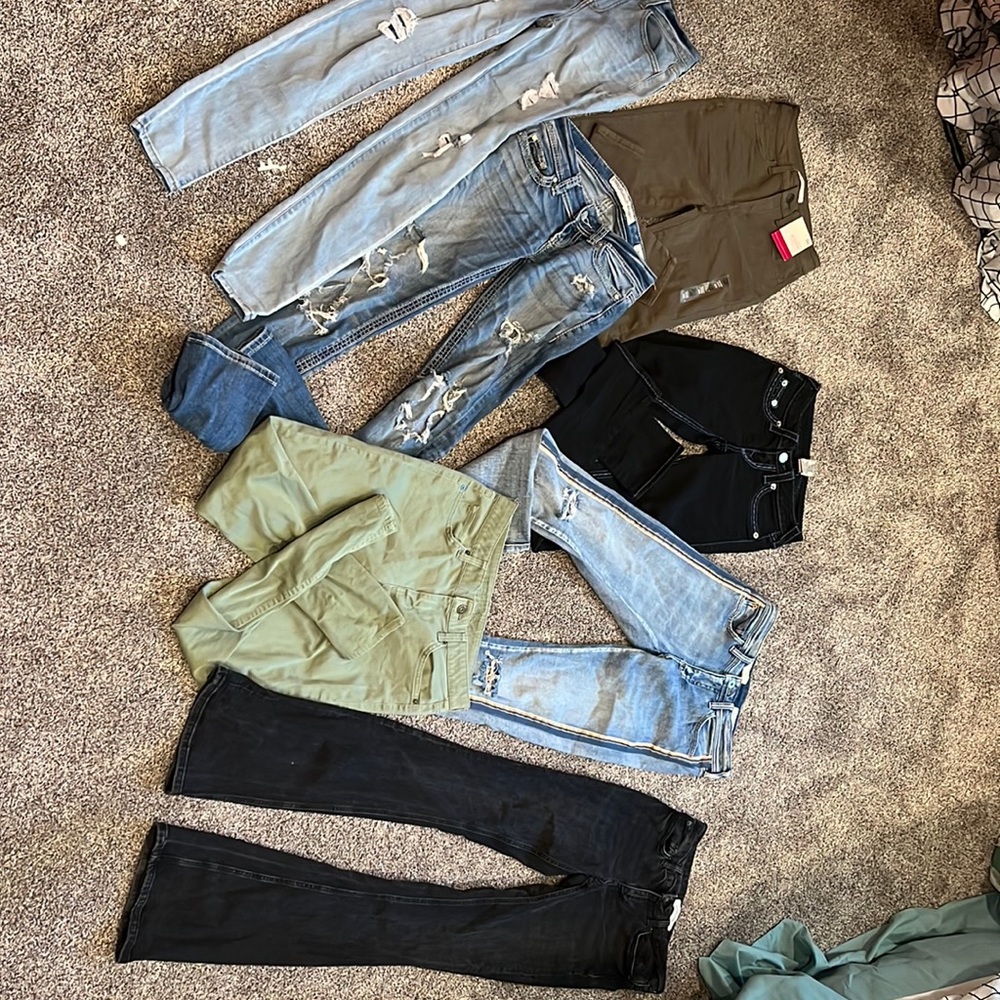 Jeans Bundle/Pack WORTH OVER 450$! 7 Pairs!